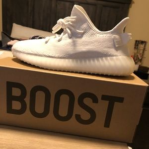 Brand new yeezy boost 350 triple white